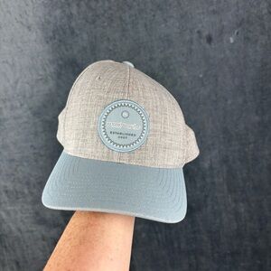 Travis Mathew Gray and Blue Baseball Hat